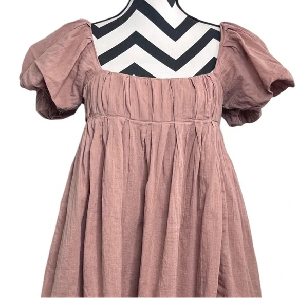 Free People Boho Gauze 100% Cotton Sz XS Coquette Free-est Marina Mini Dress - Picture 6 of 15